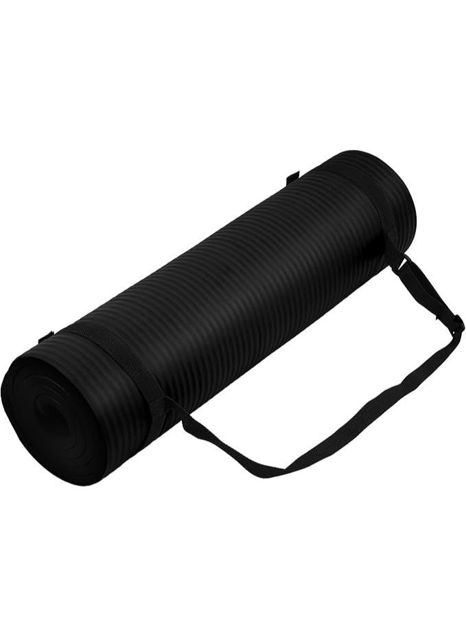 Anti-Tear Exercise Mat With Carrying Strap - Image 1